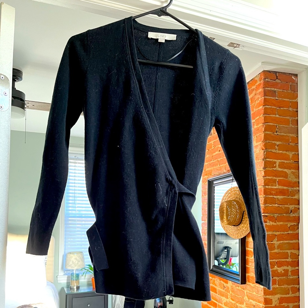 Tie cardigan from loft! Worn once!